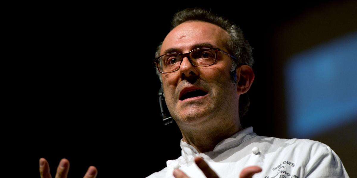 Massimo Bottura es el chef del restaurante Osteria Francescana, en Modena, que ocupa el primer lugar en los '50 Best'.