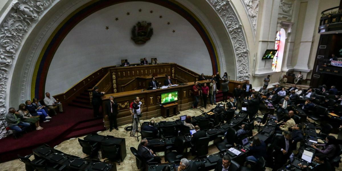 El Parlamento de Venezuela es controlado por opositores.