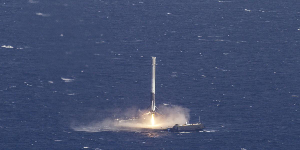 El cohete Falcon 9 despegó de Cabo Cañaveral con una pieza reciclada.
