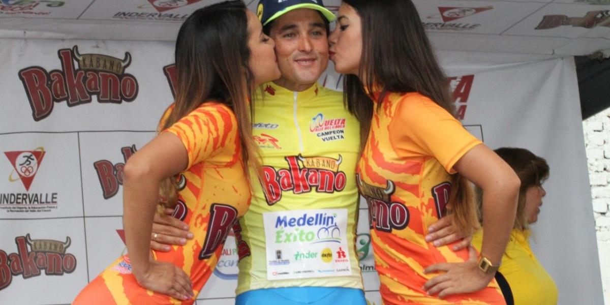 Óscar Sevilla, campeón de la Vuelta al Valle.