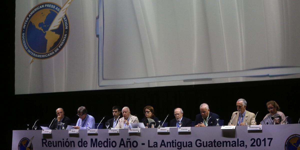 La asamblea general número 73 de la SIP fue clausurada ayer en Antigua, Guatemala.