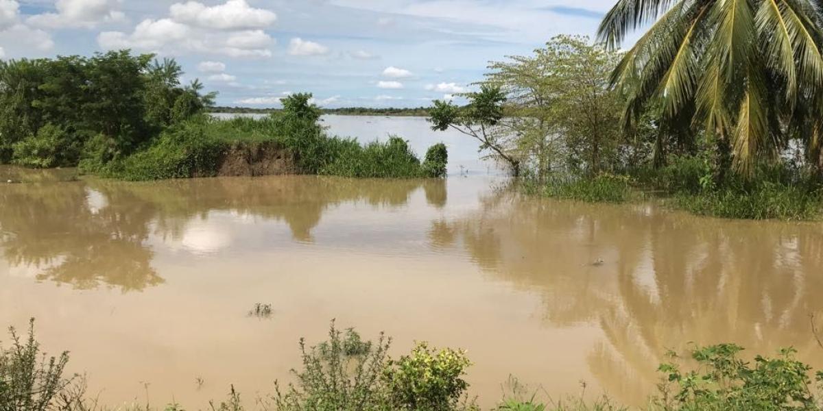 El Río Magdalena crece y amenaza a  Magnagué