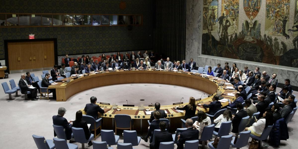 El Consejo de Seguridad de la ONU se reúne de urgencia para analizar el ataque químico en la localidad siria de Jan Shijún, en Nueva York, Estados Unidos.