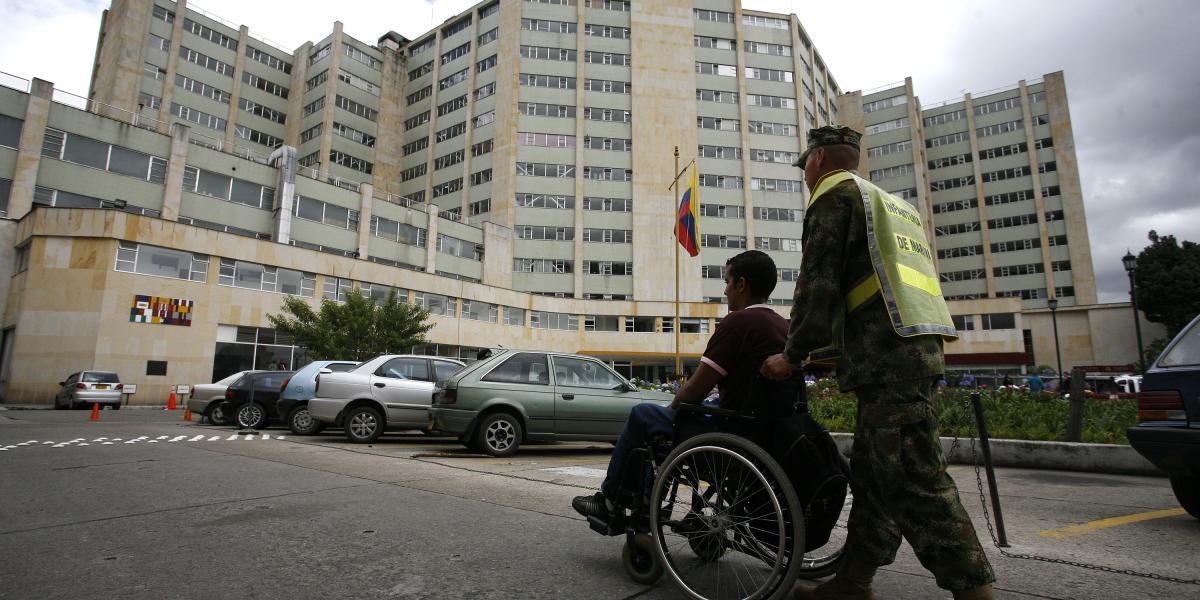 En el Hospital Militar Central de Bogotá, el número de soldados heridos en combate pasó de 131 a 36.