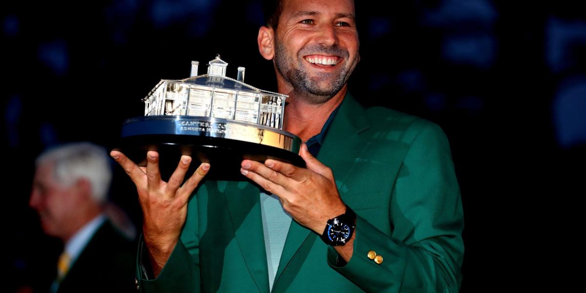 Sergio García, ganador del Masters de Augusta.