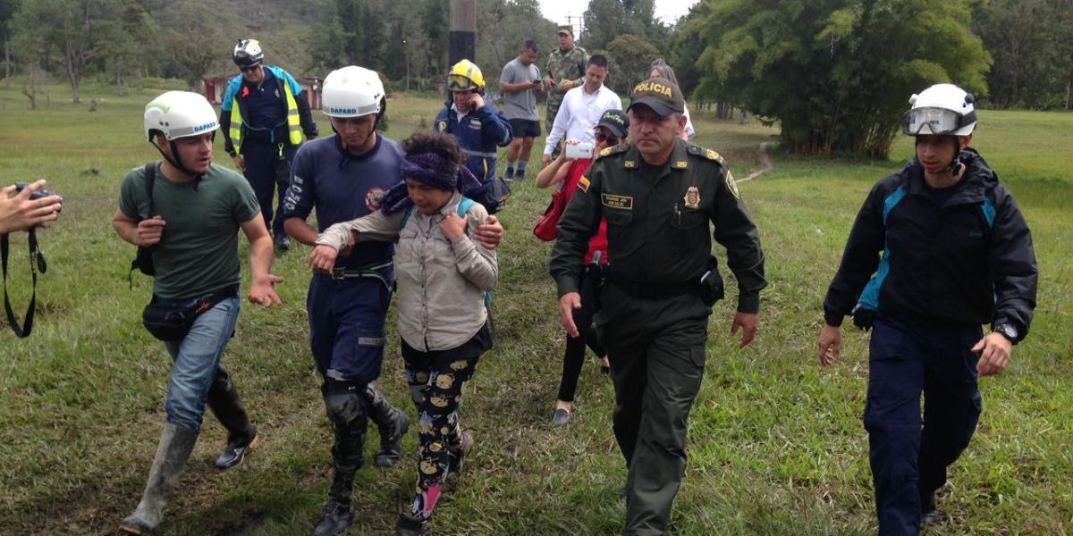 La mujer fue hallada en zona boscosa entre Guatapé y San Carlos