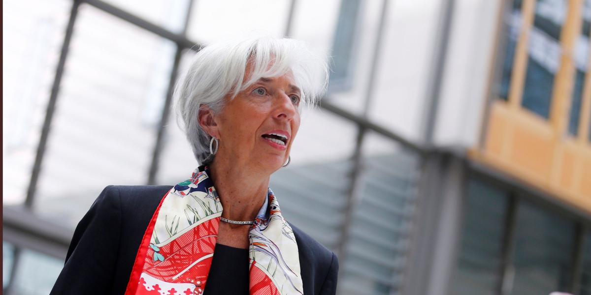 Christine Lagarde, directora del Fondo Monetario Internacional.