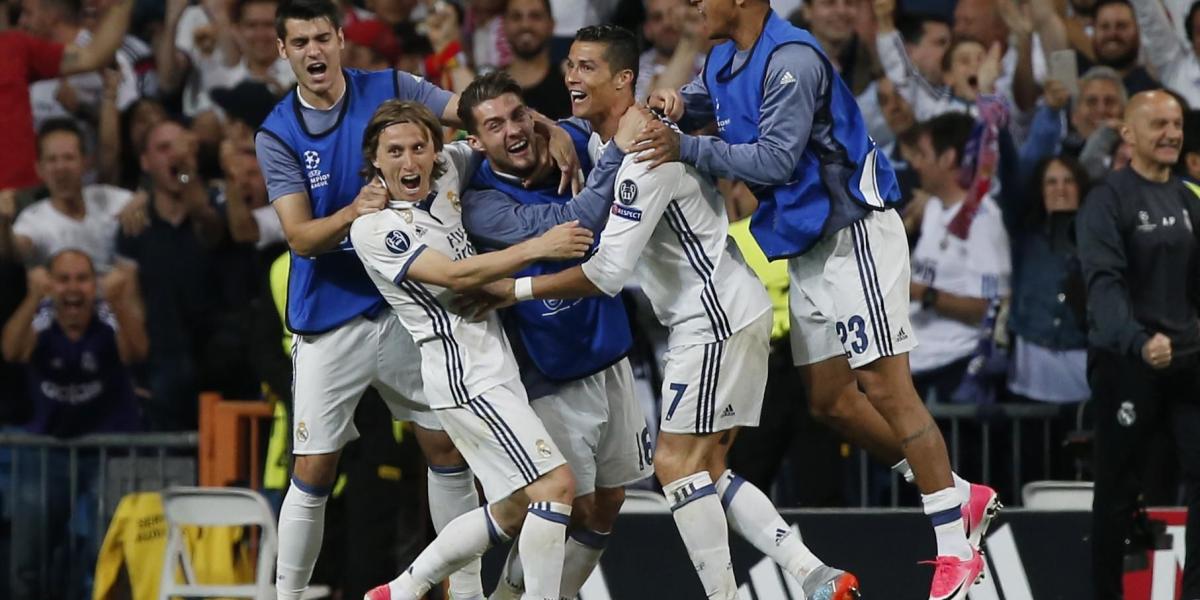 real Madrid y la felicidad de la clasificación.