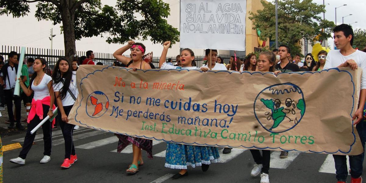 En junio, se realizará en Quindío, la segunda marcha carnaval por la vida y el agua y en contra de la minería.