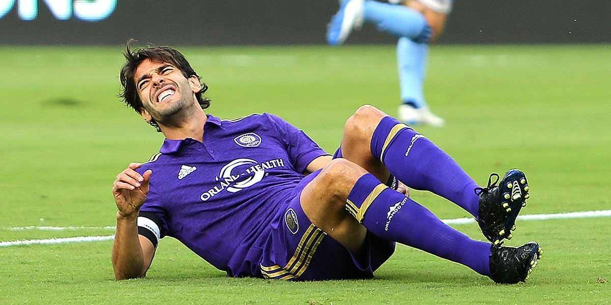 Kaká apenas ha jugado 11 minutos en la temporada con Orlando City, pues se lesionó en el primer partido contra NYC FC.