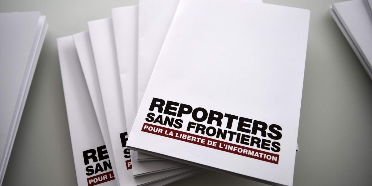 Informa de Reporteros Sin Fronteras sobre la libertad de prensa en el mundo.