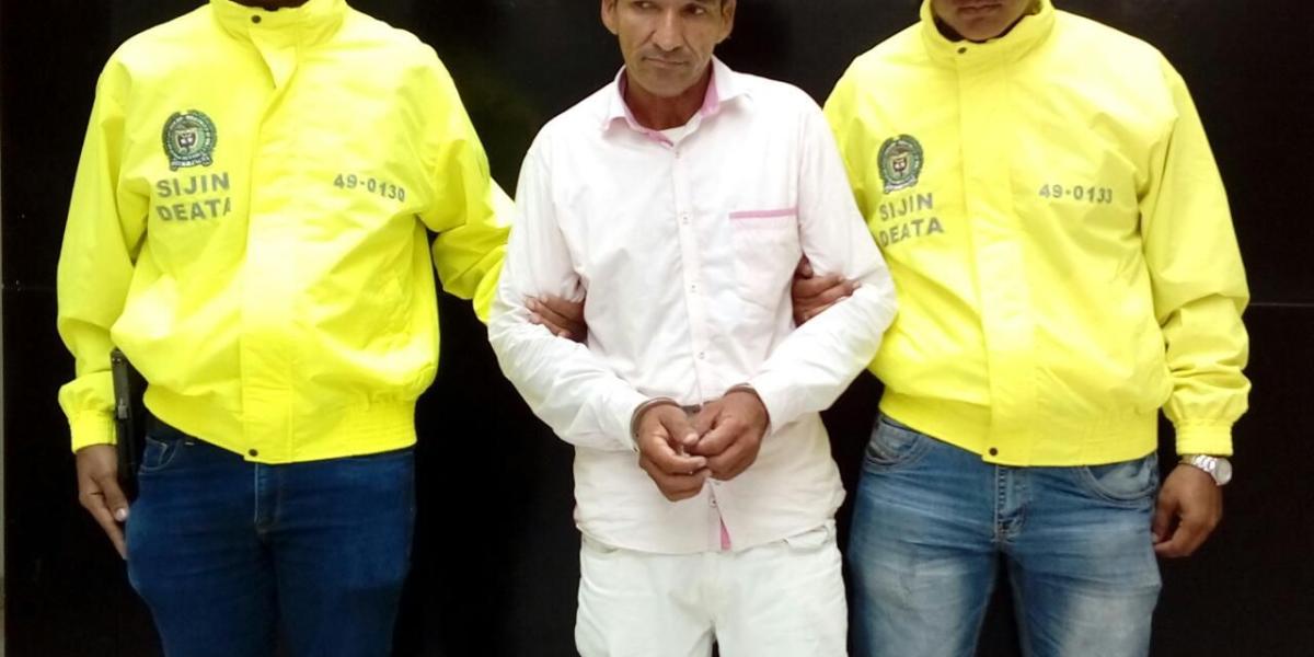 Julio Maldonado, de 46 años, fue capturado en el municipio de Soledad, Atlántico.