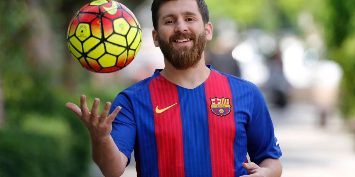 El iraní declaró que cortó su barba como el astro del fútbol y que espera que Messi "corte toda su barba para mostrar que realmente me parezco a él".