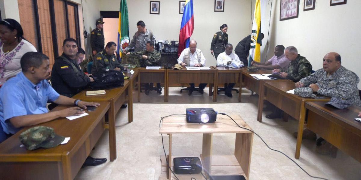 Inicia consejo extraordinario de seguridad en Nóvita, Chocó. Autoridades civiles reportan los hechos registrados en Sesegó