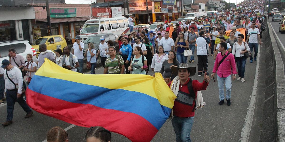 Las marchas ya se empezaron a presentar en varias ciudades, una de ellas es Villavicencio, donde ya hubo movilizaciones.