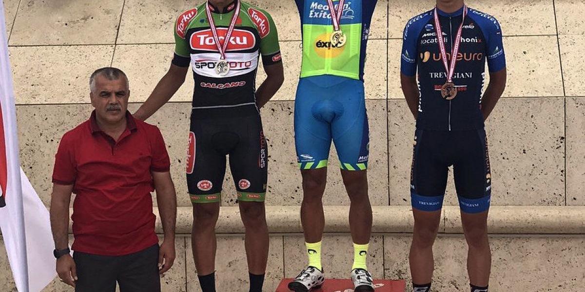 Juan Esteban Arango ganó tercera etapa en el Tour de Ankara