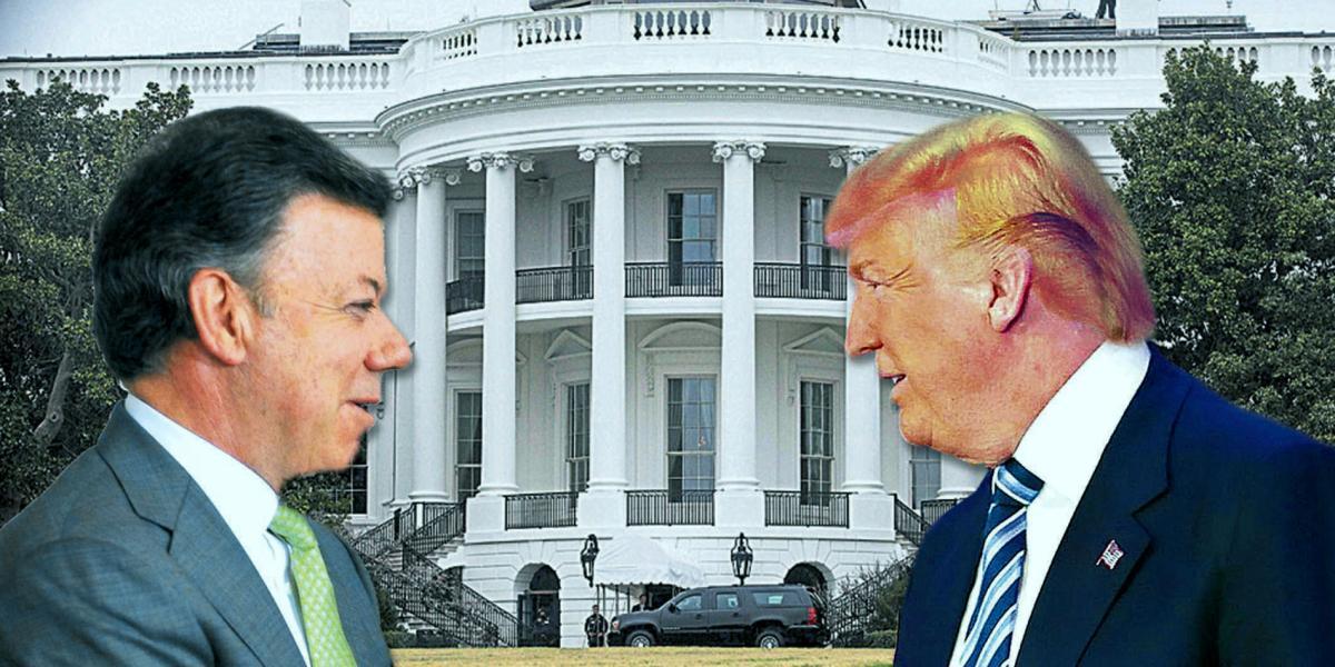 La Casa Blanca, símbolo del poder estadounidense, volverá a estar en la mirada de los colombianos esta semana con el encuentro de Santos con Trump.