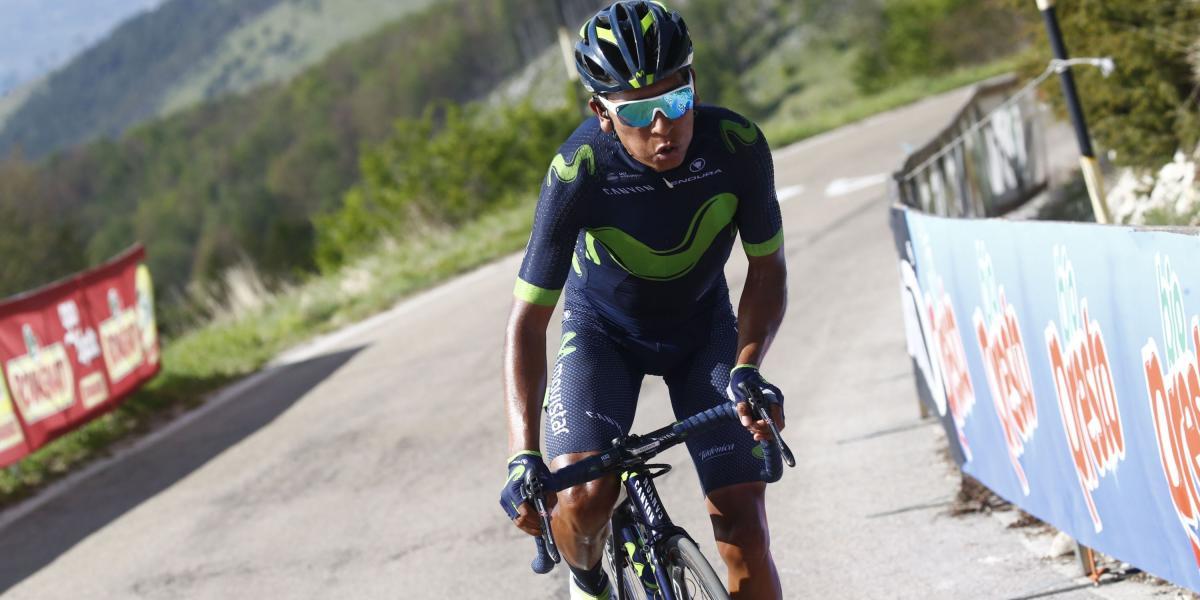 Nairo Quintana, ganador de la etapa 9 del Giro de Italia.