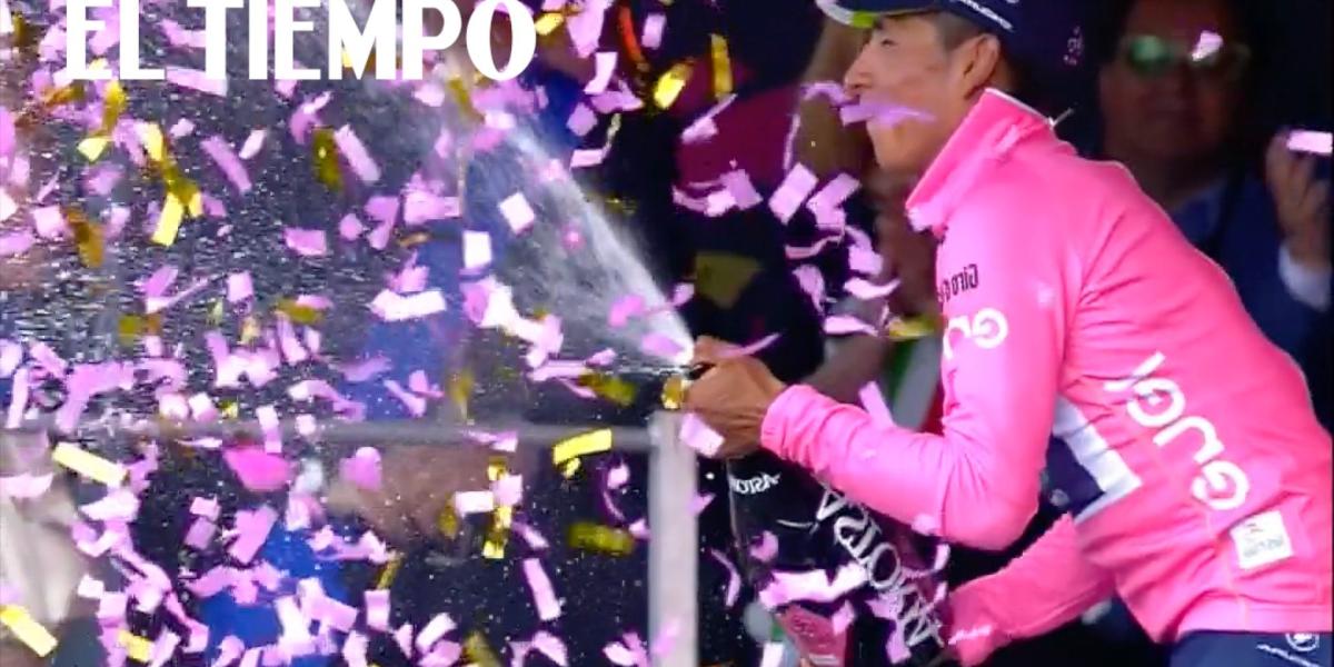 Nairo Quintana se impuso en la novena etapa del Giro de Italia disputada este domingo entre Montenero di Bisaccia y Blockhaus, de 148 kilómetros, y es el líder del Giro de Italia.