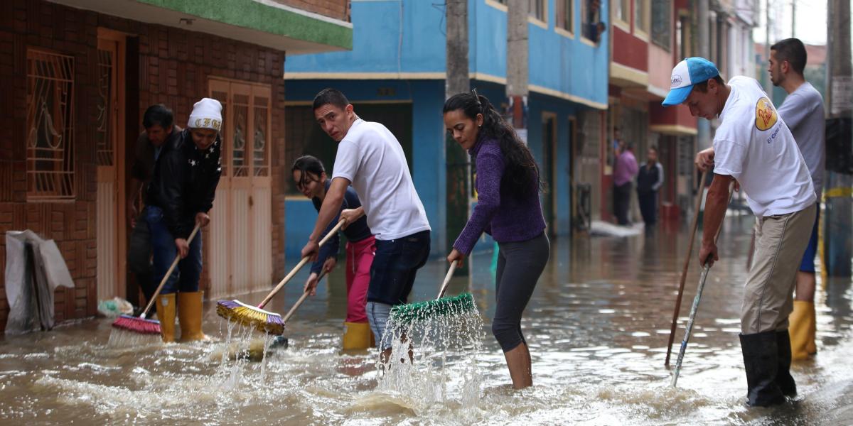 Inundaciones en Bogotá por fuertes lluvias, Barrio José Antonio Galán.