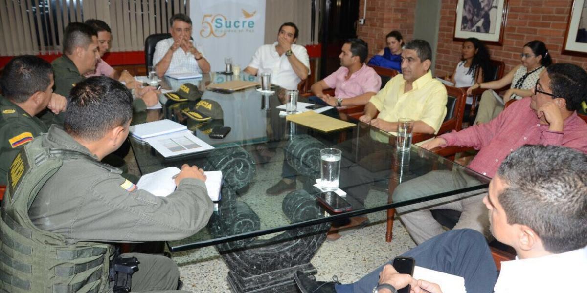 El consejo de seguridad se llevó a cabo en la noche del pasado martes a raíz del asesinato de otro Policía en Sucre.