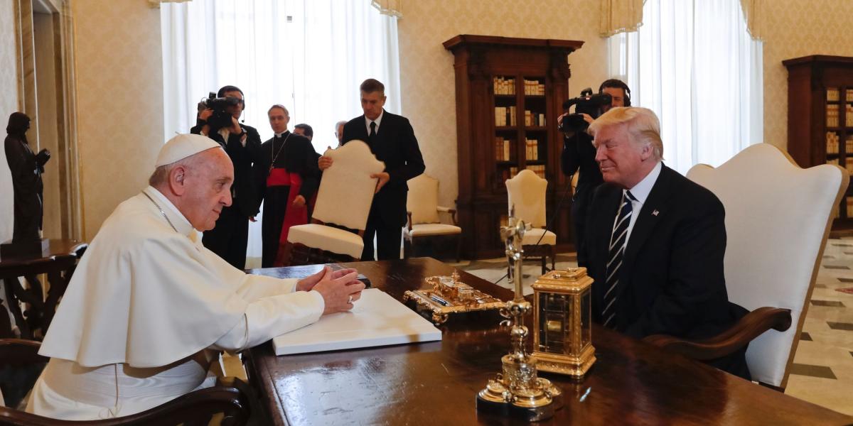 Reunión entre Trump y el papa Francisco