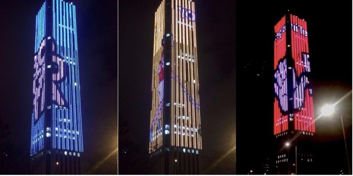 A partir de las seis de la tarde del jueves 25 de mayo la torre Colpatria se iluminará con mensajes de los buenos comportamientos la campaña quiere promover entre los ciudadanos.