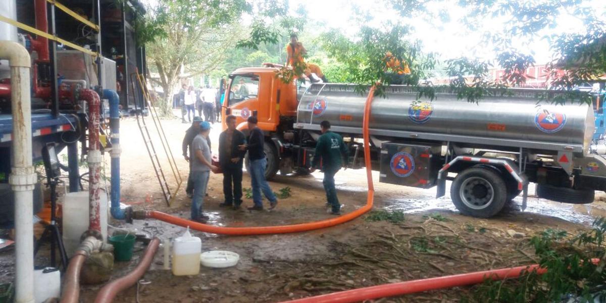 La planta móvil de tratamiento de agua de la EAB está aún en Mocoa, a la espera de que pase el invierno en la zona del desastre que dejó más de 320 muertos, 69 desaparecidos y 17 barrios afectados.