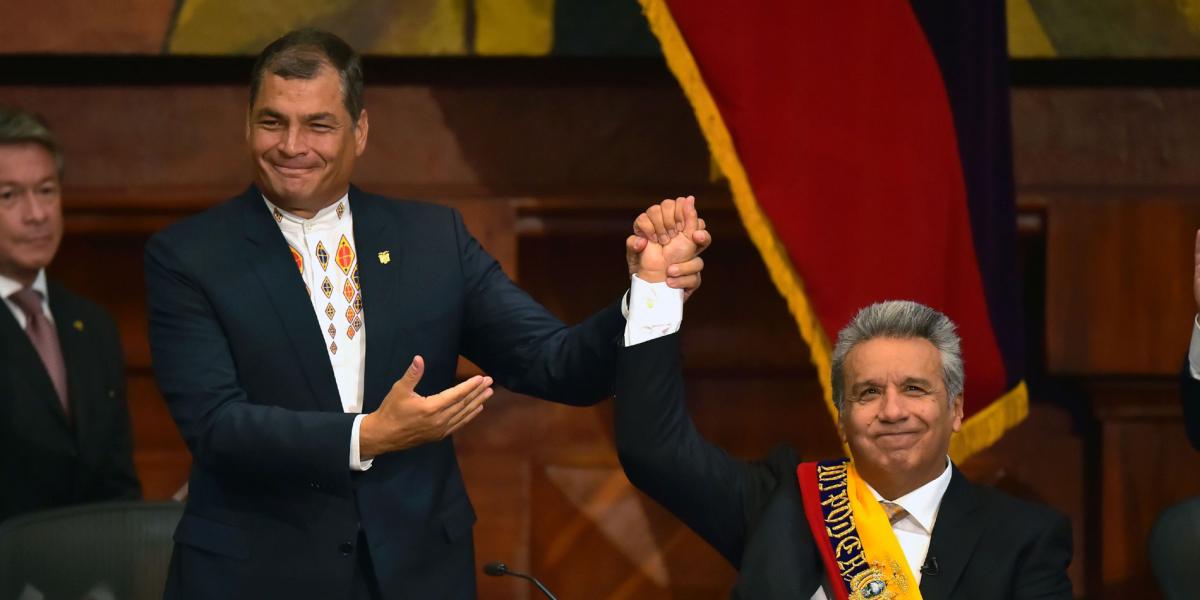 Rafael Correa se retira con el 62 por ciento de aprobación a su gestión. Su sucesor, Lenín Moreno, enfrentará una situación compleja, sobre todo económica.
