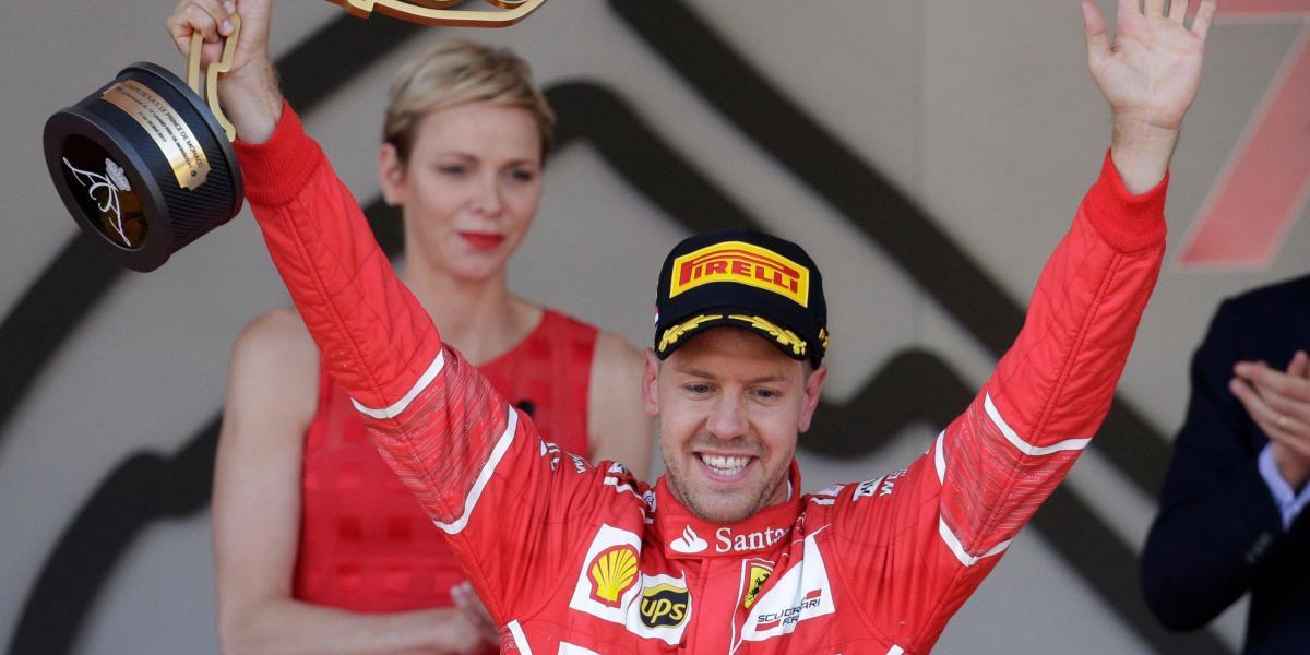 Sebastián Vettel, ganador de Gran Premio de Mónaco