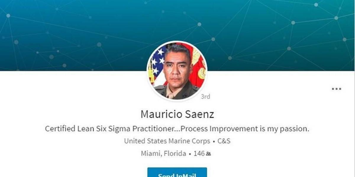 Mauricio Sáenz, uno de los tres implicados, hace parte del Cuerpo de Marines del Sur de Estados Unidos.
