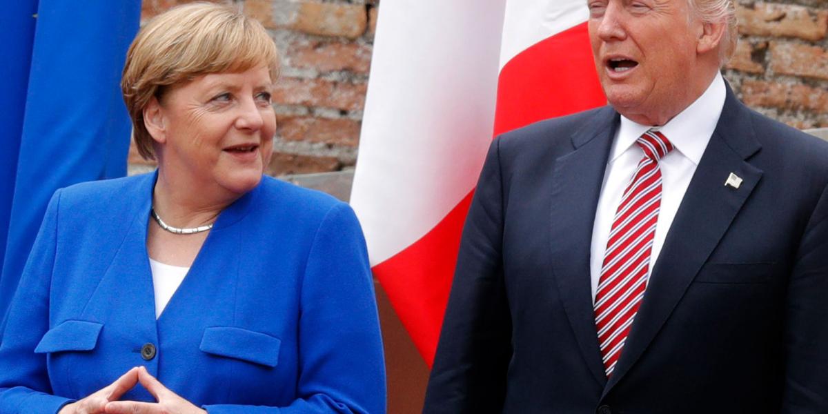 Ángela Merkel y Donald Trump han entrado en un franco distanciamiento, lo que se notó en las cumbres de la Otán y G-7.