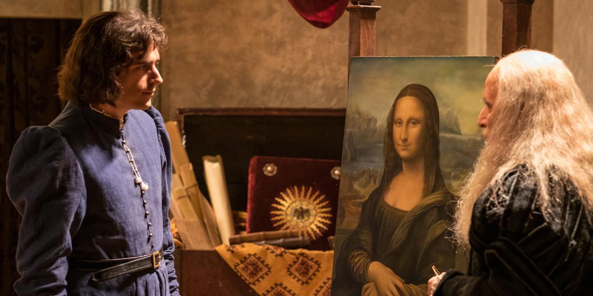 La producción recrea el famoso encuentro de Rafael y Leonardo Da Vinci, en Florencia.
