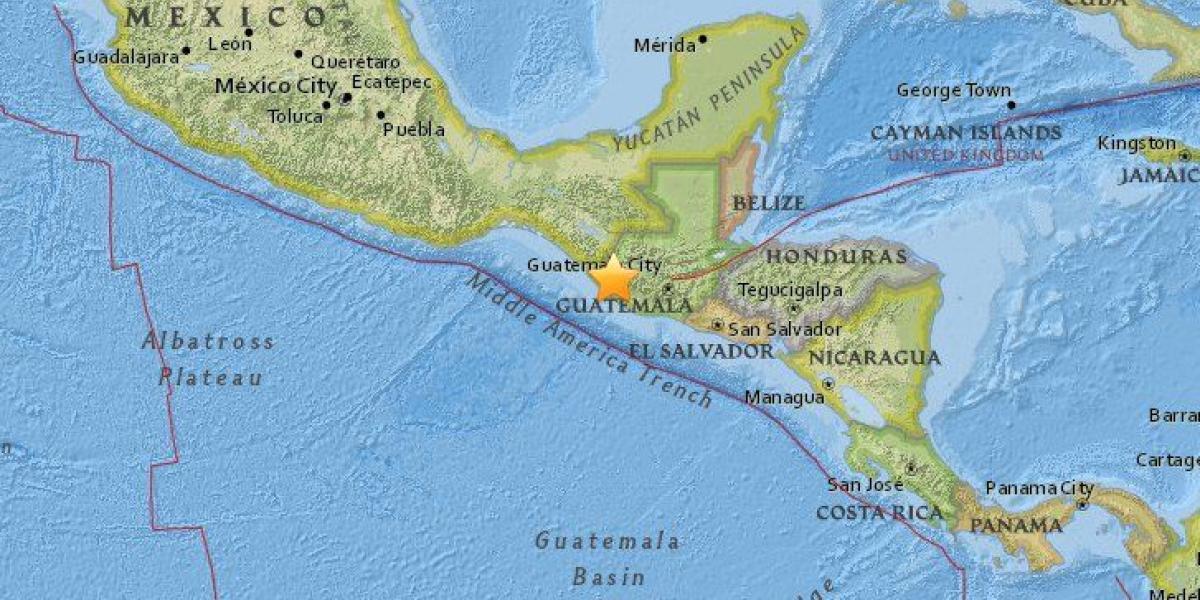 Según el Instituto Nacional de Sismología, Vulcanología, Meteorología e Hidrología de Guatemala (INSIVUMEHGT), el temblor tuvo lugar a las 01.29 hora local.