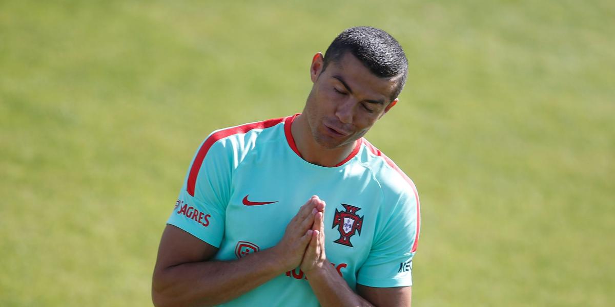 El portugués Cristiano Ronaldo se siente muy tranquilo tras ser acusado de fraude fiscal en España.