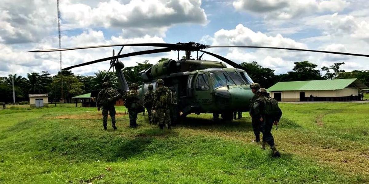 El operativo lo hicieron de forma conjunta la Policía Antioquia y el Ejército Nacional.