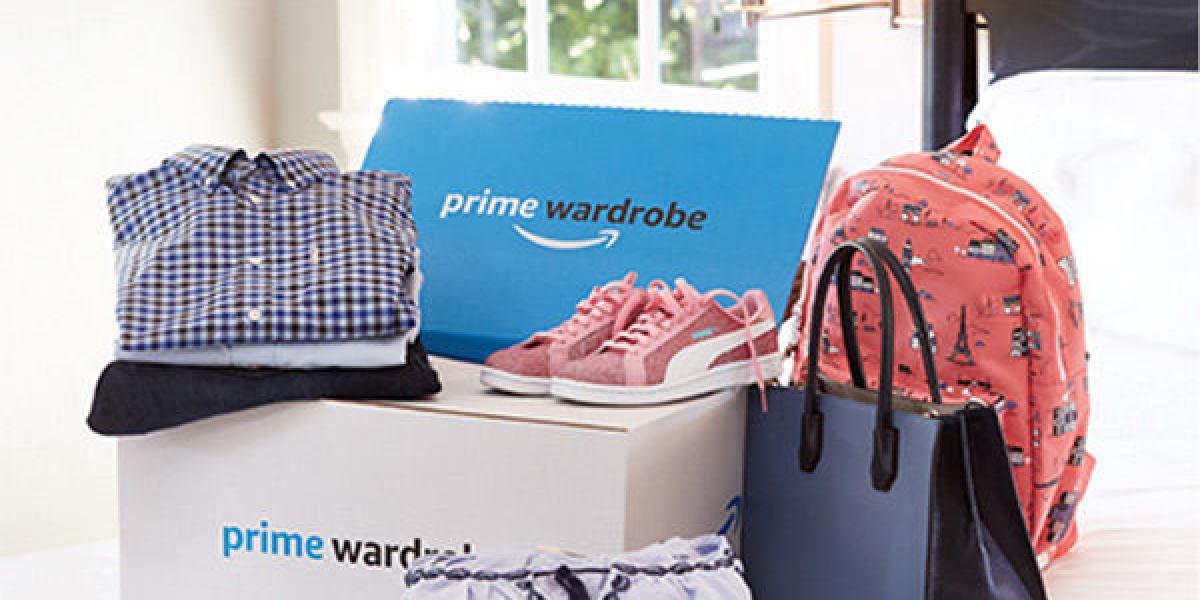 Los suscriptores de Amazon Prime pueden elegir tres o mas piezas de ropa, zapatos o accesorios para llenar sus cajas, mismas que llegan a su puerta.