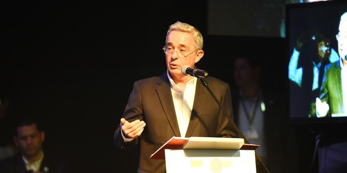El expresidente y senador del Centro Democrático, Álvaro Uribe.