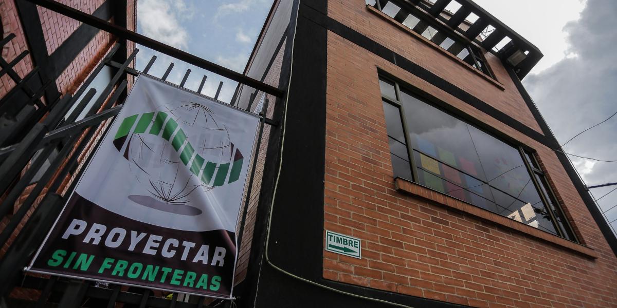 Centro COMParte, de la fundación Proyectar Sin Fronteras, queda en el barrio Santa Rosa, al suroriente de Bogotá.
