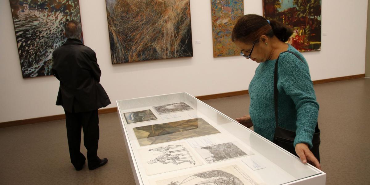 Obras de la exposición inaugural ‘Decir el lugar. Testimonios del paisaje colombiano’.
