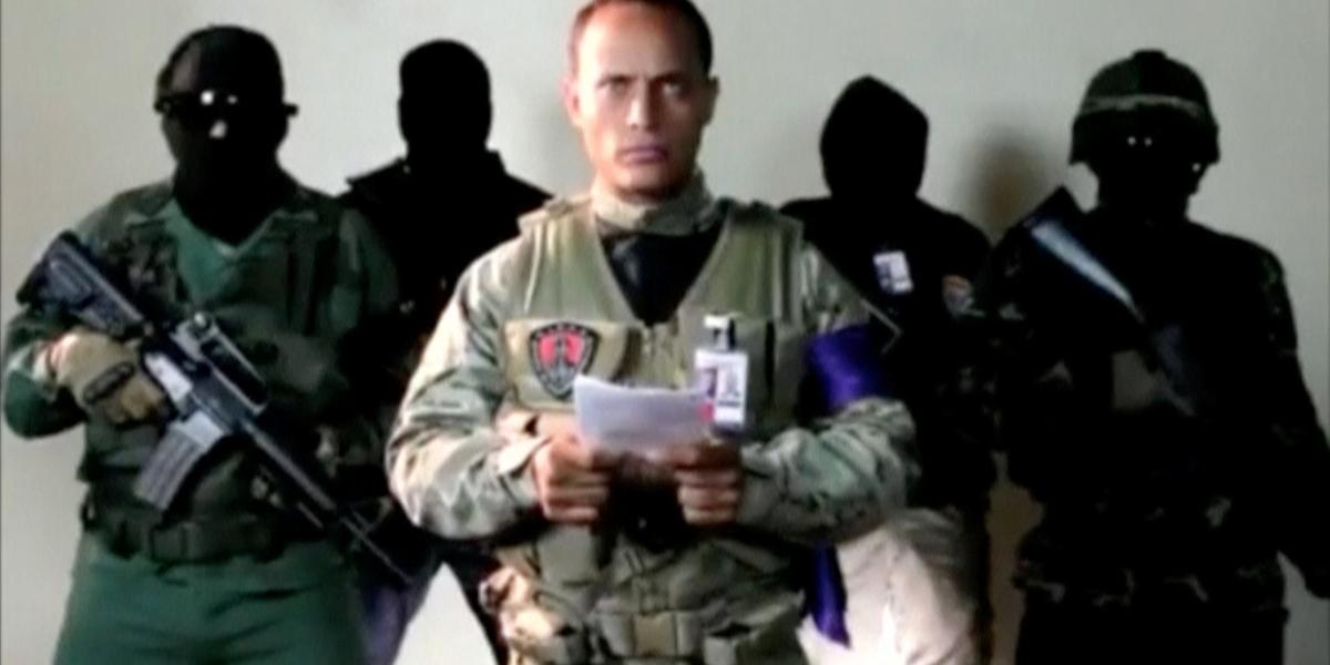 Óscar Pérez, quien robó y luego hizo disparos contra el Tribunal Supremo de Justicia y el Ministerio del Interior de Venezuela.