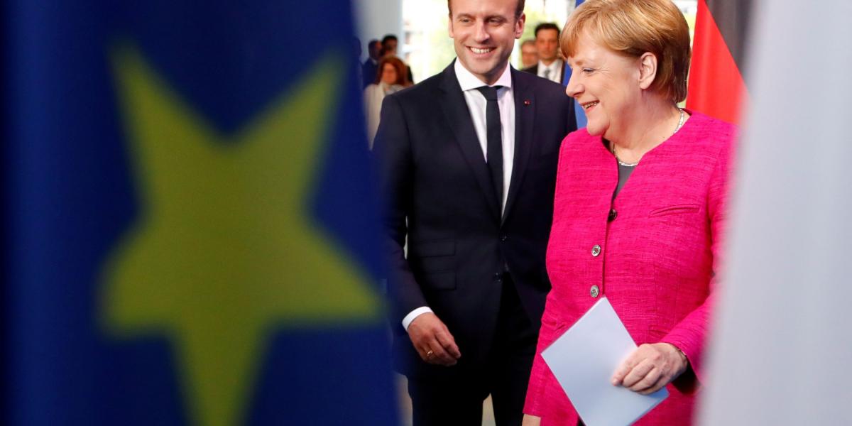 Merkel y Macron