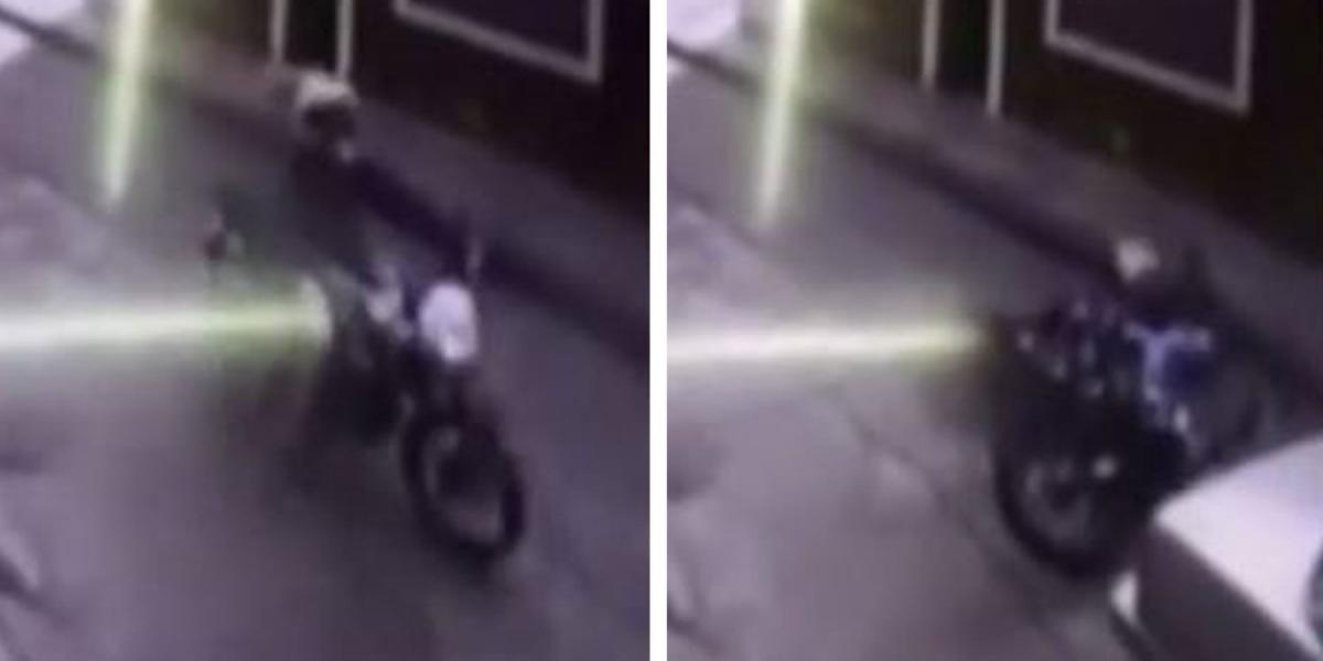 La víctima perseguía en su moto a los tres ladrones que escapaban en un carro.