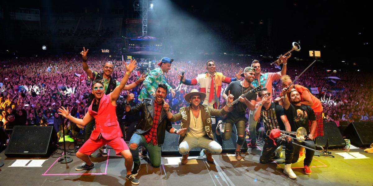 La agrupación argentina durante su presentación en la última versión del festival Vive Latino, en México