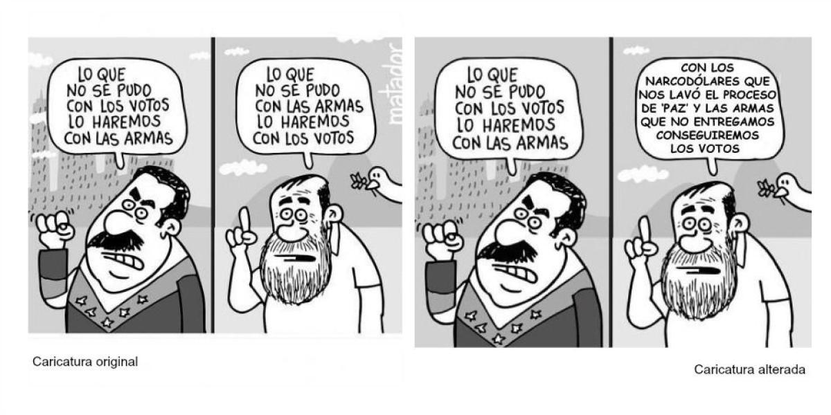 La caricatura original había sido publicada el jueves 29 de junio en EL TIEMPO.