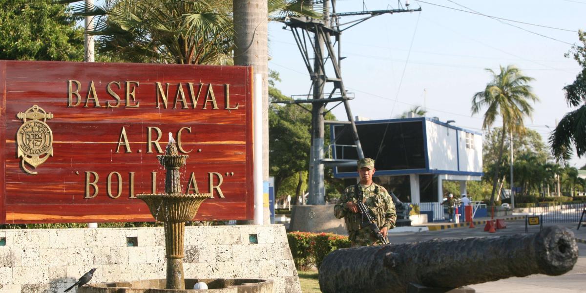 Base Naval de la Armada Nacional en Cartagena (Bolívar).