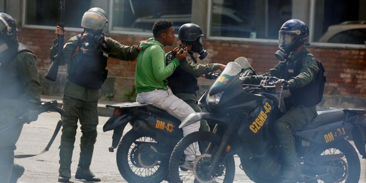 La violencia contra las protestas en Venezuela han aumentado en intensidad.
