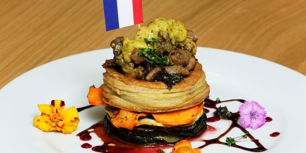 El ‘Claude Monet’ es un volován con carne de cerdo y ternera, inspirado en el famoso Pâté Lorraine.