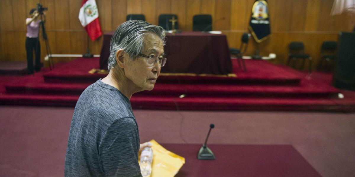 El expresidente Alberto Fujimori (1990-2000) cumple una sentencia de 25 por abuso a los derechos humanos durante su gobierno.