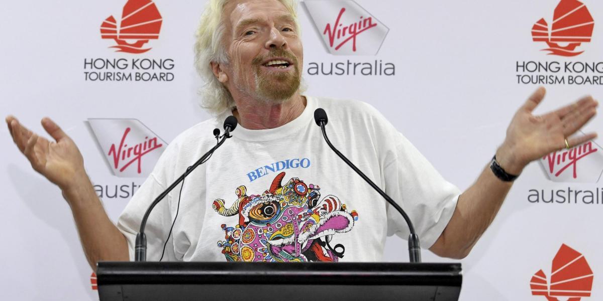 Richard Branson fundó Virgin cuando tenía 20 años, su primera empresa fue un sello musical.